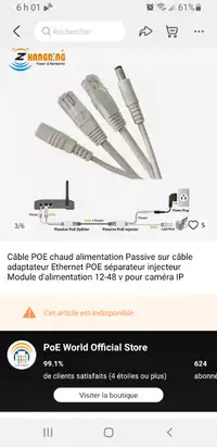 Cable splitter Ethernet