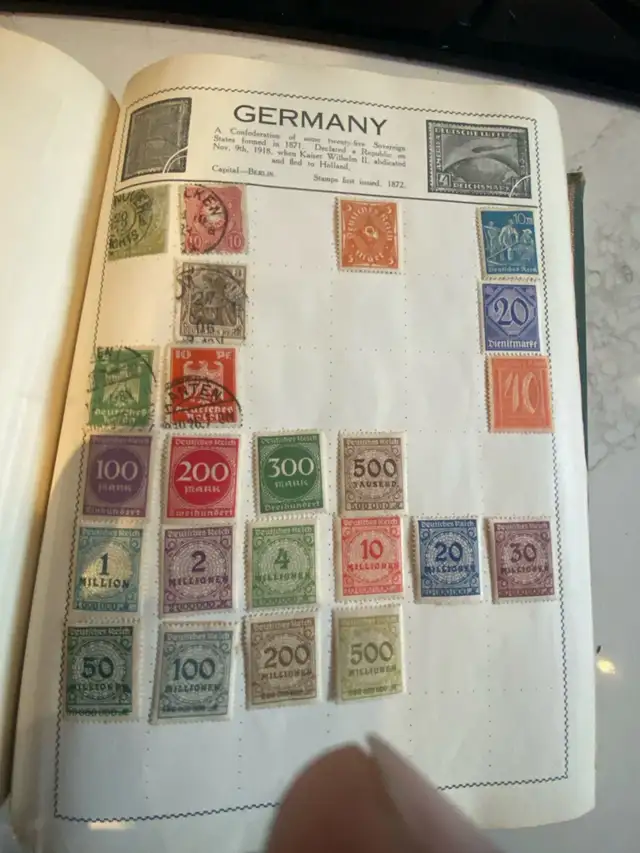 old stamp album64656289322370122