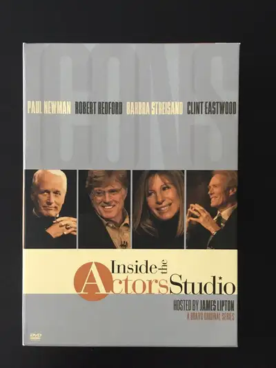 Inside The Actors Studio -Paul Newman -Robert Redford -Barbara Streisand -Clint Eastwood Discs Are I...