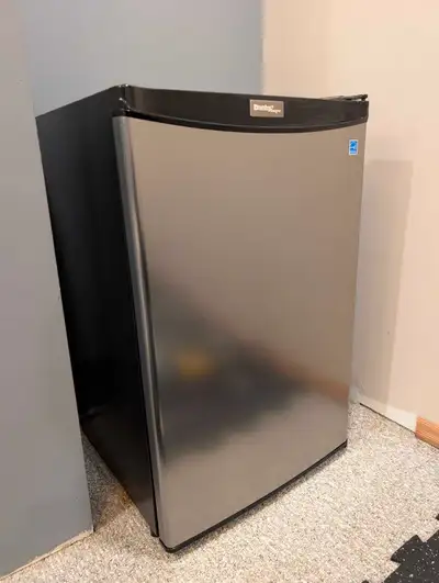Danby Stainless Steel Mini Fridge - Gently Used, View more