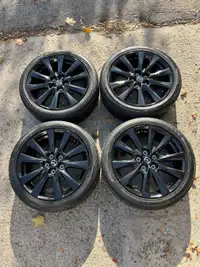 Mazda 3 Black Wheels