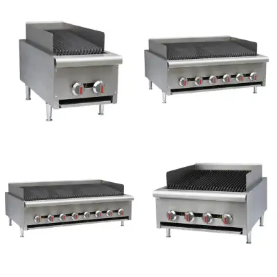 Commercial Heavy Duty Natural Gas/Propane Charbroiler, View more