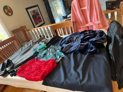 Woman’s Fall /Winter Clothes – Bath Robe, Blouses, Pants, Ecco S, View more