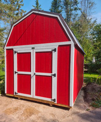Lofted Barn Shed With Lofts At Both Ends 10x14