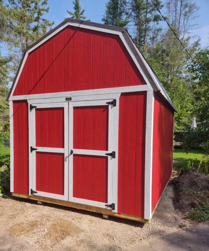 Lofted Barn Shed With Lofts At Both Ends 10x14 Outdoor Tools