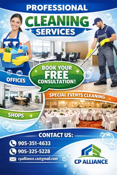 Looking for reliable office cleaning? We keep your workspace clean, professional, and welcoming. Fre...