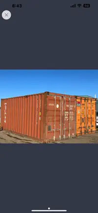 20’ Standard Sea Can Container