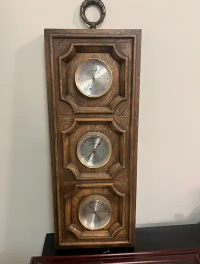 Vintage Barometer Thermometer , View more