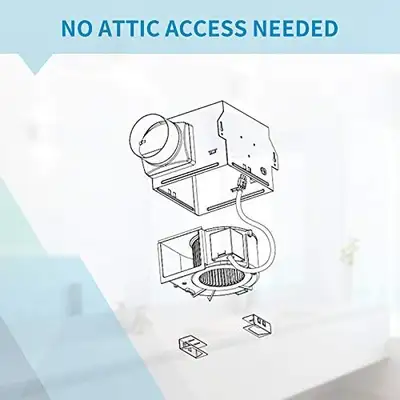 Tech Drive Bathroom Ventilation and Exhaust Fan, View more