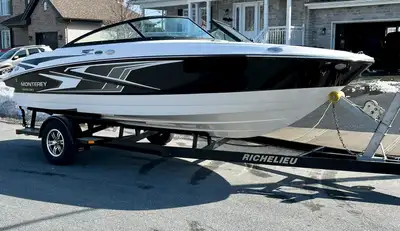 Bateau Monterey M20 2020 à vendre – 53 000 $ (remorque incluse) Un seul propriétaire, entretenu avec...