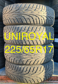 225/65R17 Uniroyal Winter (4 Tires) 