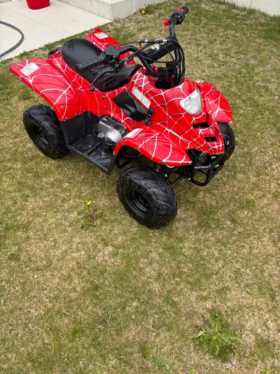 Son is getting too big for this quad and wants a bigger one, hasn’t been riden all that much, only a...