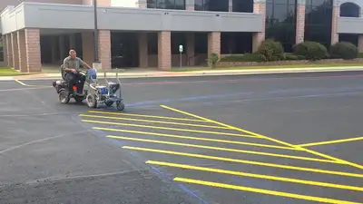 Line Painting, Parking Lot Repaint, Layout, Handicap Spots,, View more