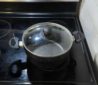 5QT Textured Non-Stick Stock Pot, View more