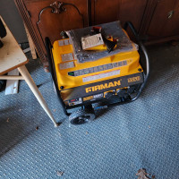 Firman 4450 starting 3550 running generator 