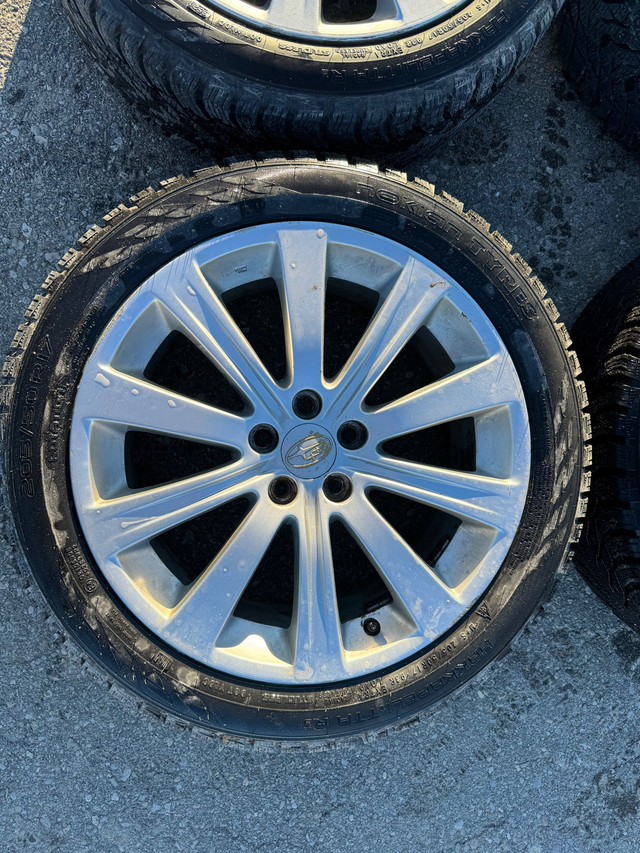 Nokian Hakkapeliitta R3 winter tires 205/50/17 on Subaru Rims in Tires & Rims in Oakville / Halton Region - Image 3