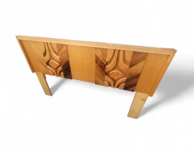 Tête de lit Quee. MCM Brutaliste circa 1960's 70's in Beds & Mattresses in Sherbrooke - Image 7