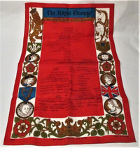 Linen The Royal Lineage Alfred The Great to Queen Elizabeth II