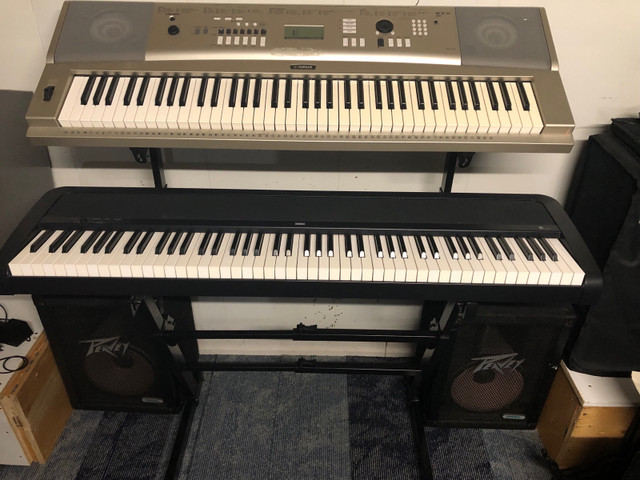 Digital Grand Piano and Keyboard With Stand in Pianos & Keyboards in Timmins - Image 4