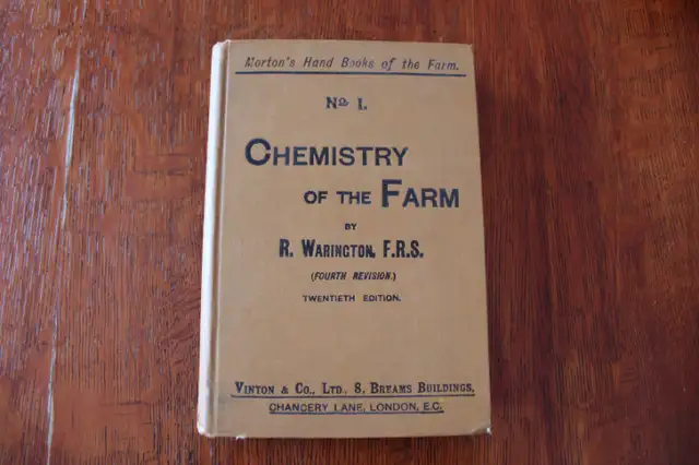 Morton's Handbooks Of The Farm. No. 1. The Chemistry Of The Farm633844621544971222