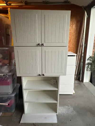 IKEA wall cabinets and standing/tall cabinet make offer, View more