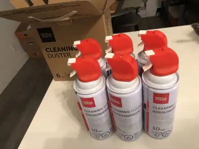 6 PACK AIR DUSTER CLEANING DUST / 6 X DÉPOUSSIÉREUR COMPRIMÉ, View more
