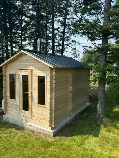 Cedar Saunas – Locally Built Barrels- Cabins- Lean To We make all our saunas locally and install on-...
