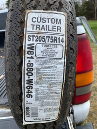 Trailer tire ST 205/75 R14.  6 Ply