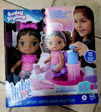 NEW Baby Alive Doll & Sudsy Styling Bubbly Salon Fun Set Type 1