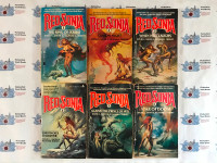 "Complete Red Sonja novel series" published by ACE