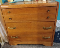 Antique dressers and mirror