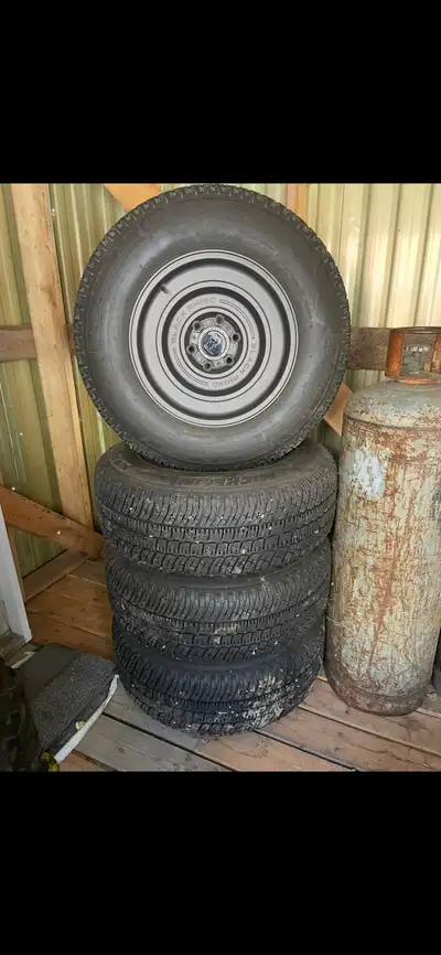 Newer rims and tires. Hardly Used. Parted out the ‘99 Chevy, vehicle they were on. $600 OBO. Chetwyn...