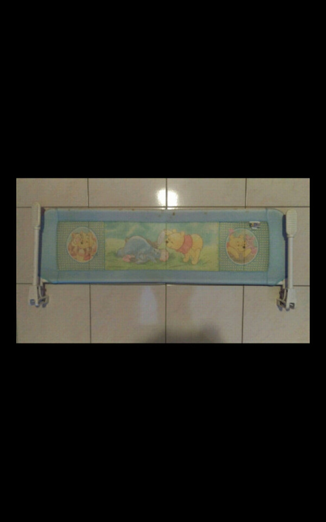 Fold Down Bedrail Winnie the Pooh Elmo Baby/Toddler/Senior in Gates, Monitors & Safety in Markham / York Region - Image 2