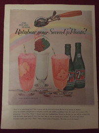 1963 7-Up Original Ad