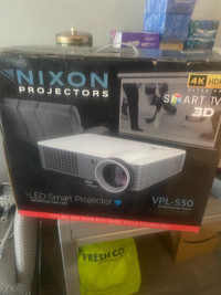 Nixon projector and screen