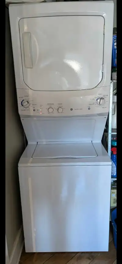 GE Stackable Washer and Dryer, View more