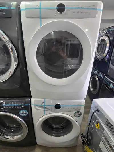 WOW Electrolux 27" White Frontload Stack Washer Electric Drye, View more