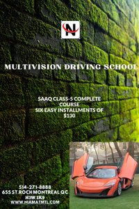 SAAQ CLASS-5 DRIVINGLICENSE