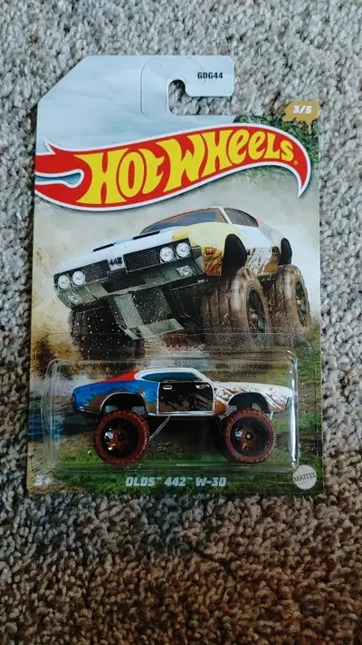 2022 Hot Wheels Off Road Set #3/5 Olds 442 W-30. Please see photos for condition. Check out my other...