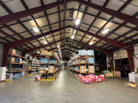 Clean Warehouse Space with Office, Racking and Internet!