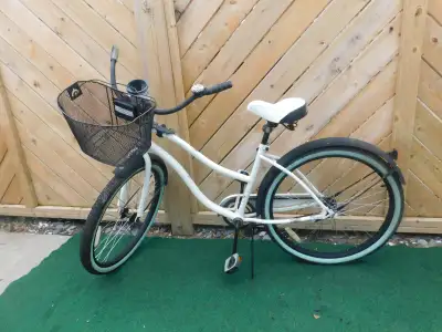 CRUISER BIKE single gear with basket on front, View more