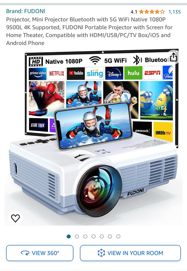 Projector *brand new* in Video & TV Accessories in Bedford - Image 2