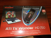 Windows HD TV USB tuner (ATI - Wonder),w/remote...NEW