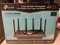 TP-Link AXE75 (AXE5400) Wifi 6E router