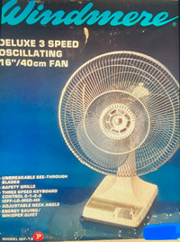 16” Deluxe Oscillating Fan / Ventillateur Oscillant Deluxe 16”