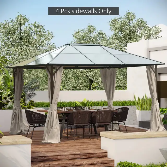 10' x 12' Universal Gazebo Sidewall Set with 4 Panels in Other in Markham / York Region - Image 11