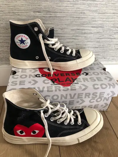 CDG Converse Chuck Taylor High (size 9), View more