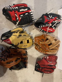  Baseball gloves