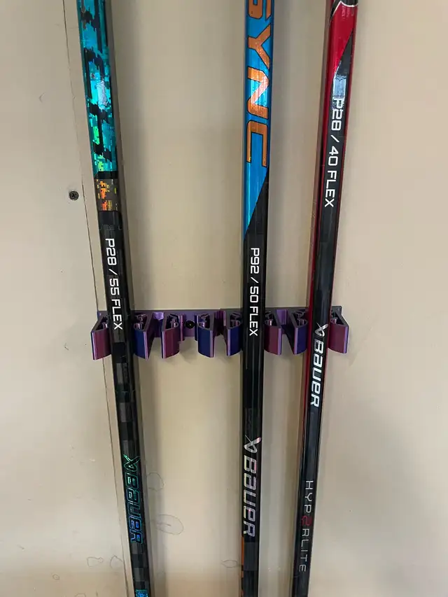 Hockey Stick Organizer Rack 3D Printed in Hockey in Winnipeg - Image 4