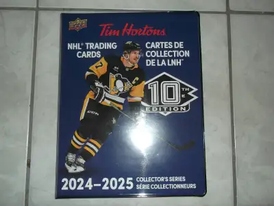 Tim Hortons NHL 2024/2025 Binder w/Complete Card Sets!!, View more